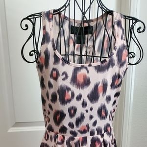 Animal print dress